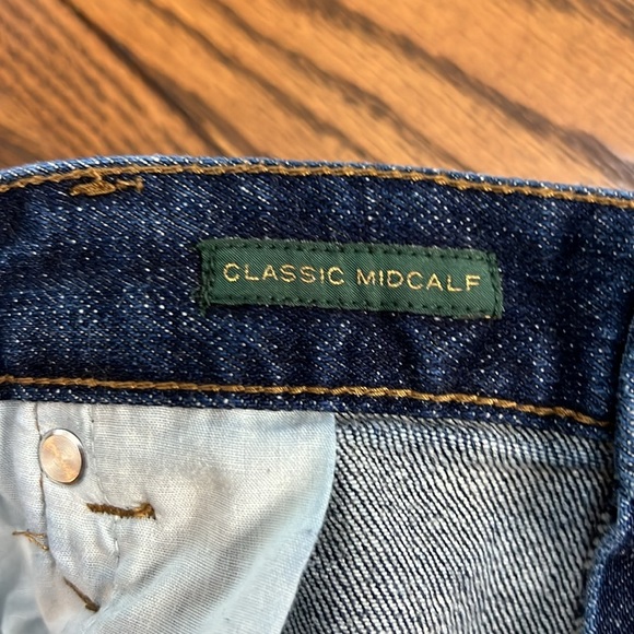 Lauren Jeans Co. Ralph Lauren Classic MidCalf Blue Denim Cropped - Picture 4 of 11